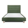 Lit avec tête de lit capitonnée tissu et sommier tapissier - Lit en bois massif>Sommeil De Plomb Hot