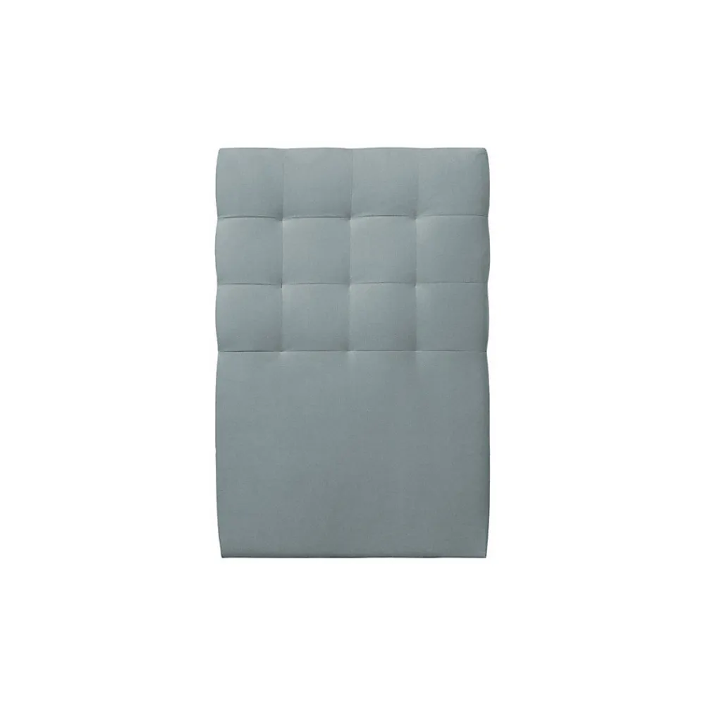 Lit avec tête de lit capitonnée velours et sommier - Lit en bois massif>Sommeil De Plomb Clearance
