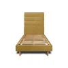 Lit avec tête de lit capitonnée tissu et sommier kit - Lit en bois massif>Sommeil De Plomb Outlet