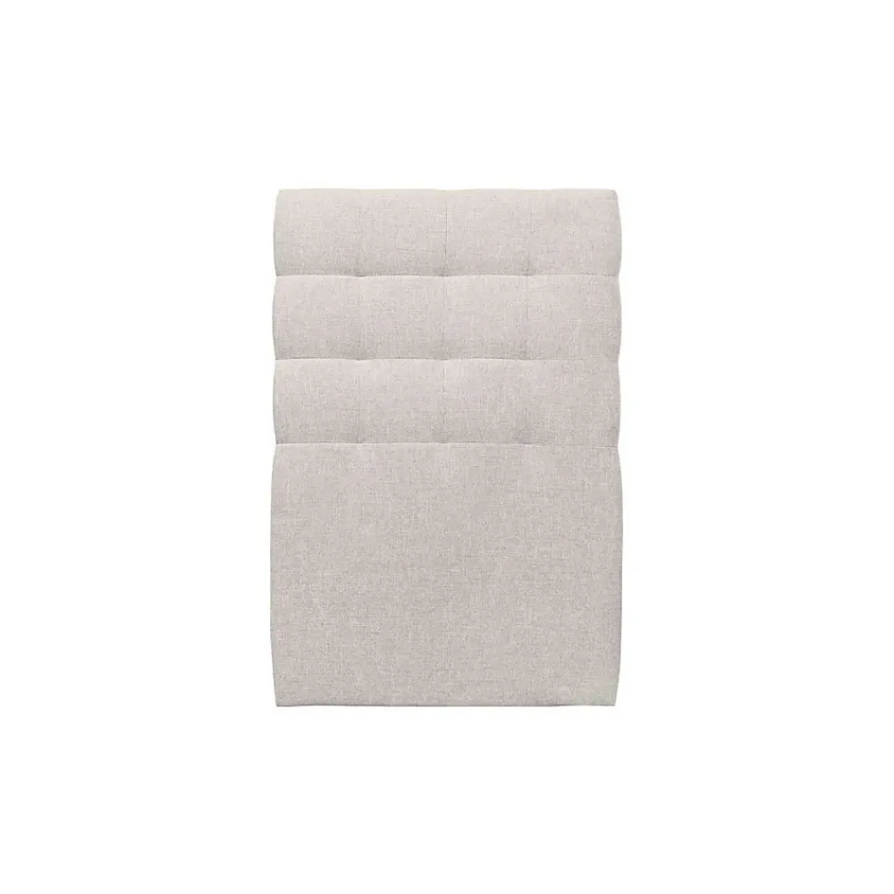Lit avec tête de lit capitonnée tissu et sommier kit - Lit en bois massif>Sommeil De Plomb Best