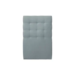 Sommeil De Plomb Lit avec tête de lit capitonnée velours et sommier kit - Lit en bois massif* Lit Simple