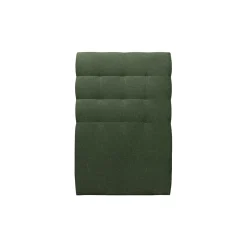 Lit avec tête de lit capitonnée tissu et sommier tapissier - Lit en bois massif><noscript><img width=