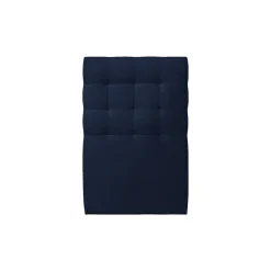 Sommeil De Plomb Lit avec tête de lit capitonnée velours et sommier kit - Lit en bois massif* Lit Simple