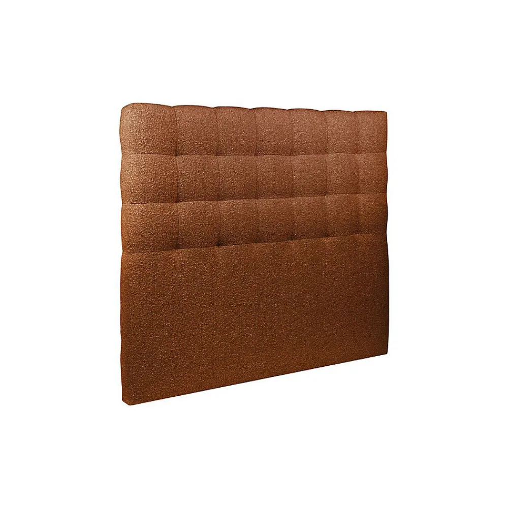 Lit avec tête de lit capitonnée et sommier kit - Lit en bois massif>Sommeil De Plomb Best