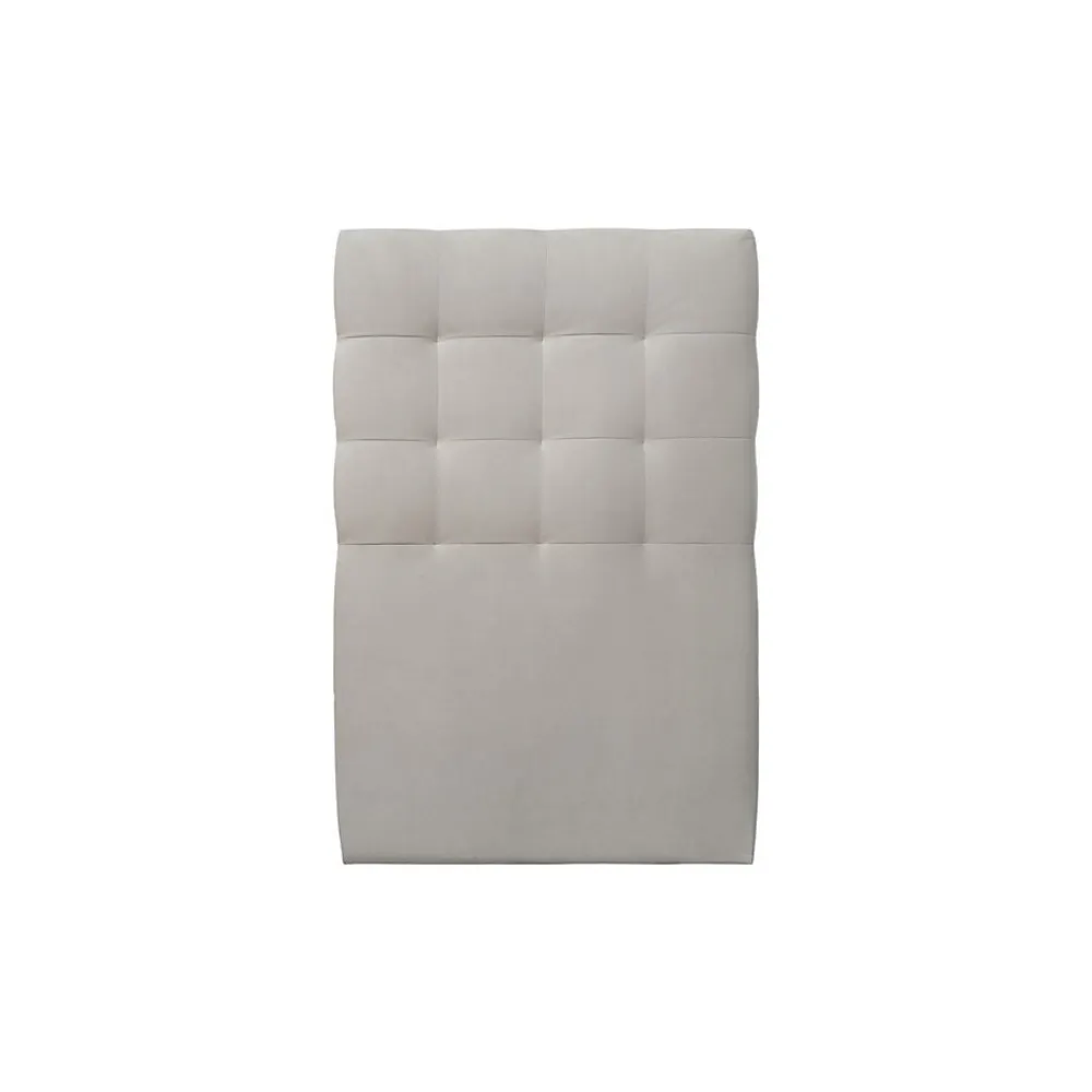 Lit avec tête de lit capitonnée velours et sommier - Lit en bois massif>Sommeil De Plomb Best