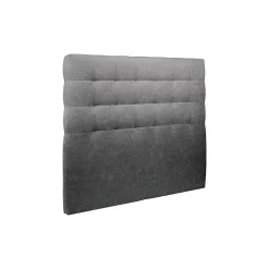 Sommeil De Plomb Lit avec tête de lit capitonnée tissu et sommier tapissier - Lit en bois massif* Lit Simple