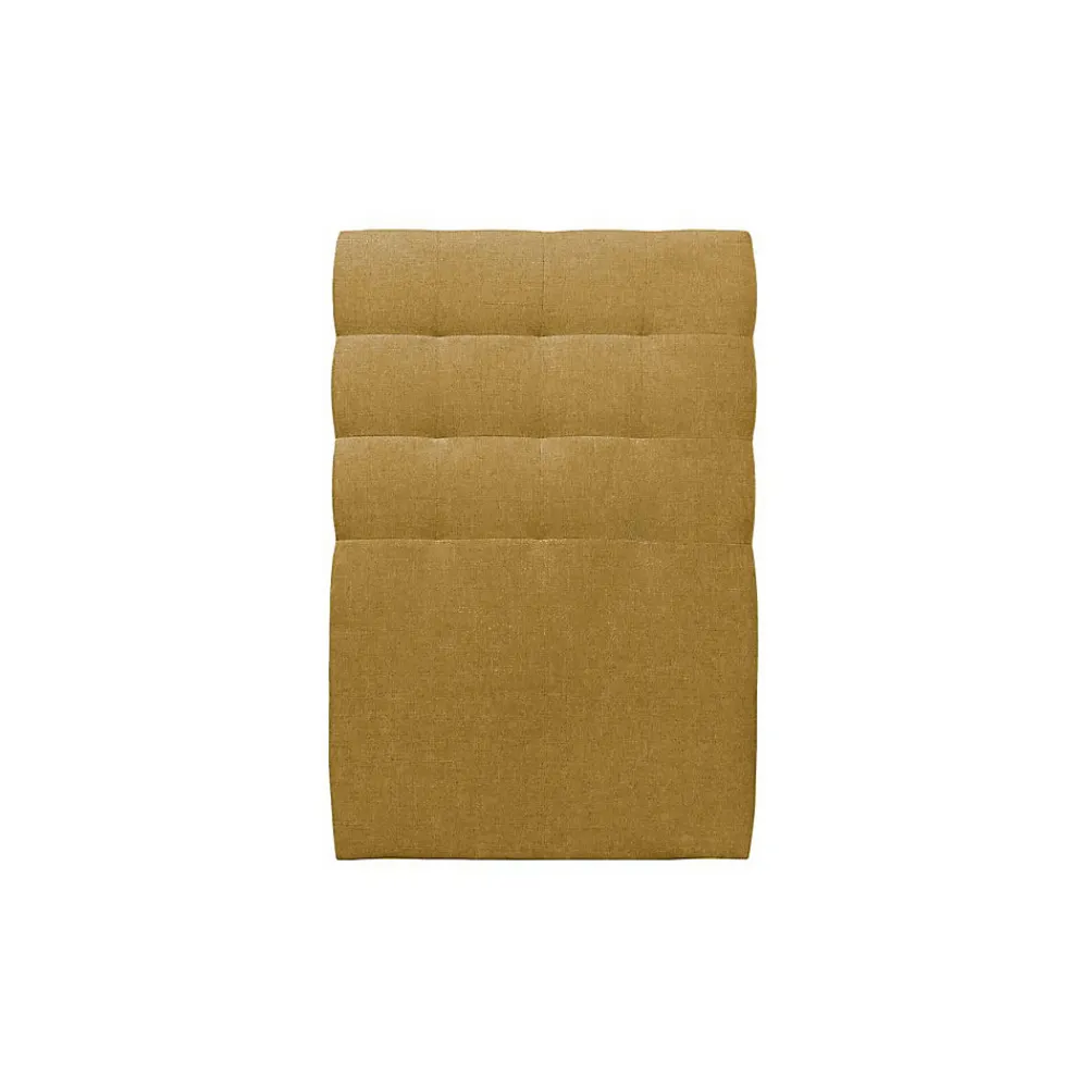 Lit avec tête de lit capitonnée tissu et sommier tapissier - Lit en bois massif>Sommeil De Plomb New