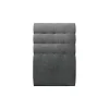 Sommeil De Plomb Lit avec tête de lit capitonnée tissu et sommier tapissier - Lit en bois massif* Lit Simple