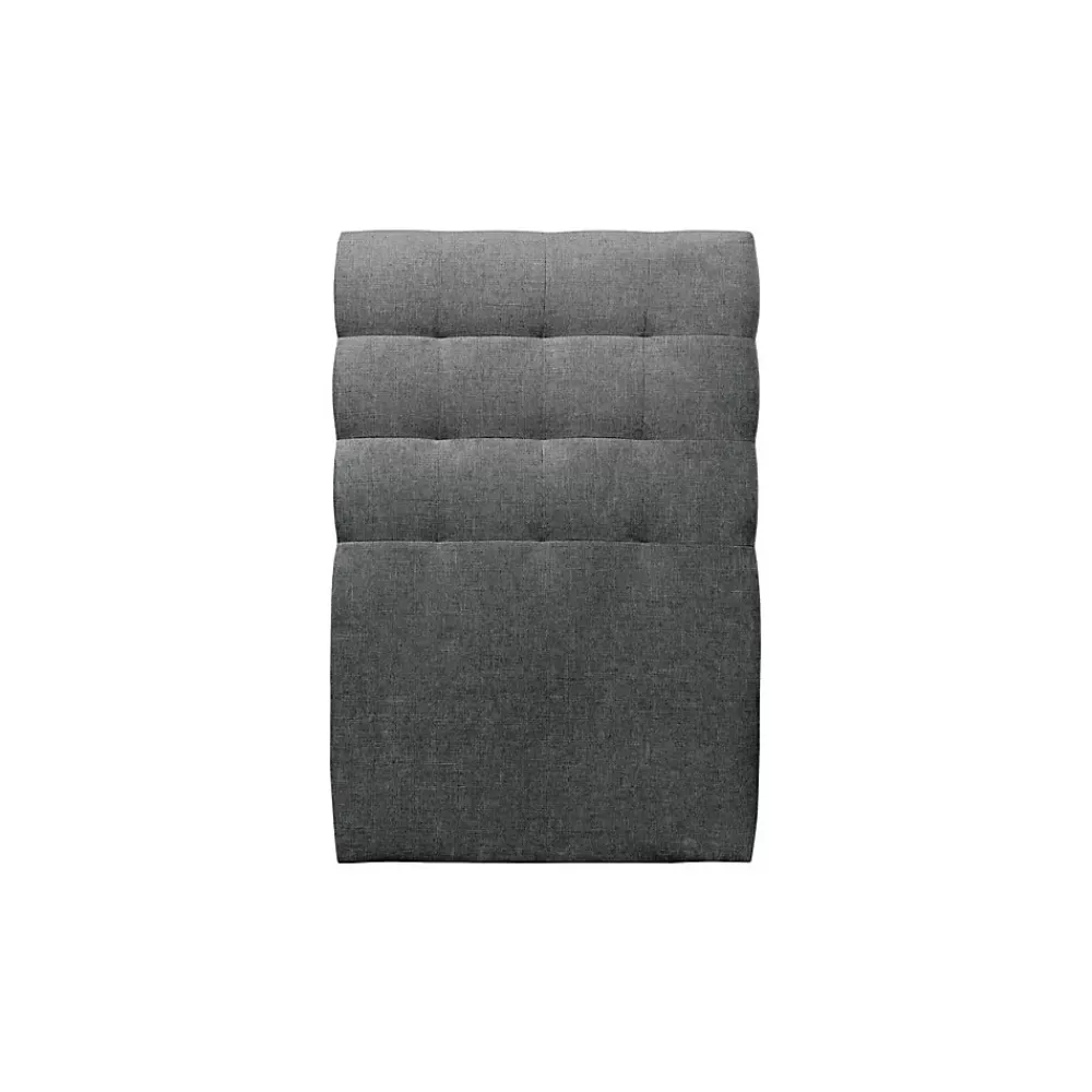 Sommeil De Plomb Lit avec tête de lit capitonnée tissu et sommier tapissier - Lit en bois massif* Lit Simple
