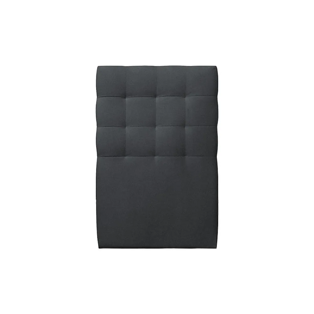 Lit avec tête de lit capitonnée velours et sommier kit - Lit en bois massif>Sommeil De Plomb Hot