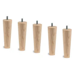 Lit avec tête de lit capitonnée velours et sommier kit - Lit en bois massif><noscript><img width=