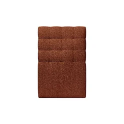Sommeil De Plomb Lit avec tête de lit capitonnée et sommier tapissier - Lit en bois massif* Lit Simple