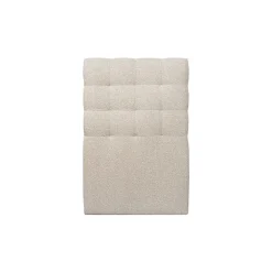 Lit avec tête de lit capitonnée et sommier tapissier - Lit en bois massif><noscript><img width=