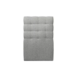 Sommeil De Plomb Lit avec tête de lit capitonnée et sommier tapissier - Lit en bois massif* Lit Simple