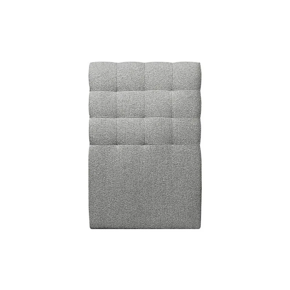 Sommeil De Plomb Lit avec tête de lit capitonnée et sommier tapissier - Lit en bois massif* Lit Simple