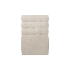 Sommeil De Plomb Lit avec tête de lit capitonnée et sommier tapissier - Lit en bois massif* Lit Simple
