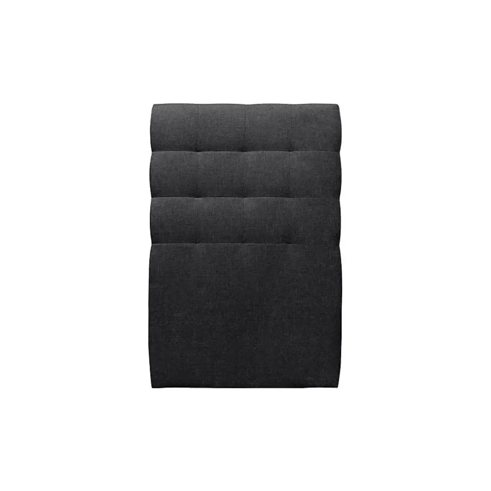 Sommeil De Plomb Lit avec tête de lit capitonnée tissu et sommier tapissier - Lit en bois massif* Lit Simple