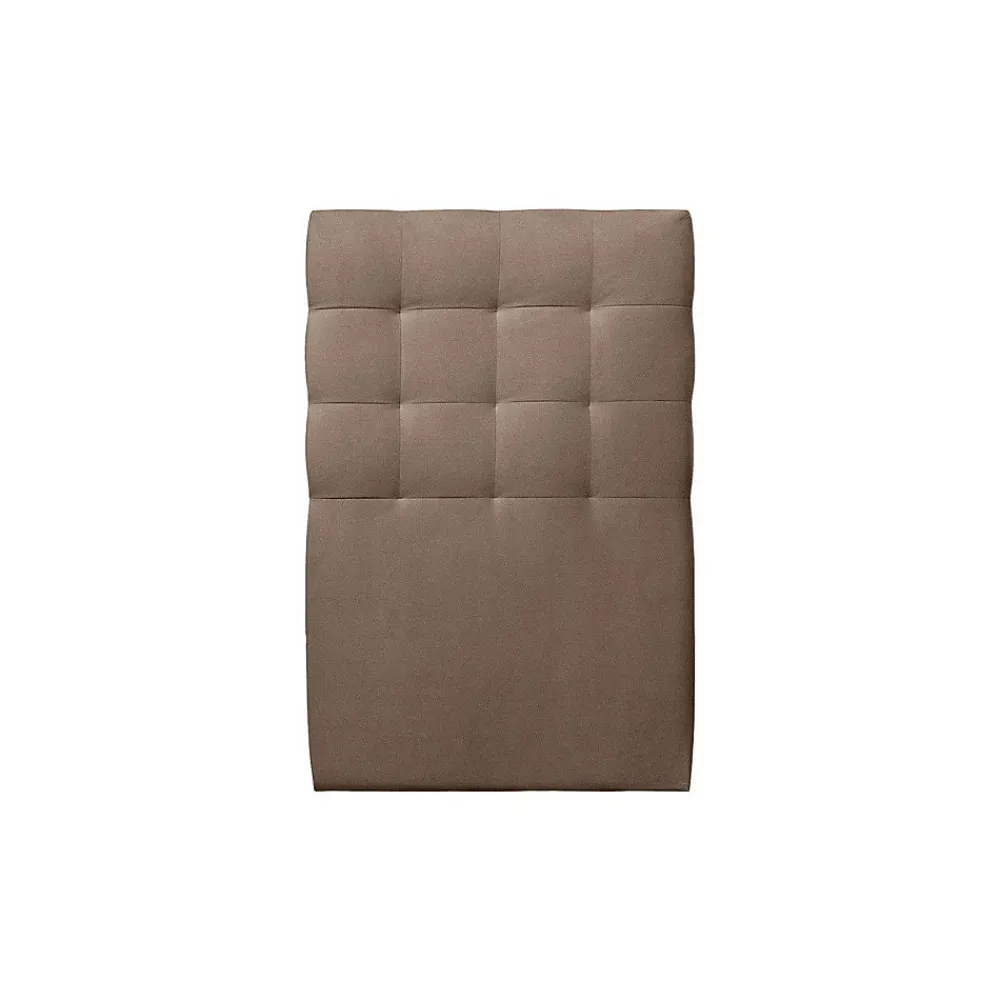 Lit avec tête de lit capitonnée velours et sommier kit - Lit en bois massif>Sommeil De Plomb Discount