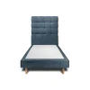 Lit avec tête de lit capitonnée et sommier tapissier - Lit en bois massif>Sommeil De Plomb Best