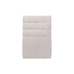 Sommeil De Plomb Lit avec tête de lit capitonnée tissu et sommier kit - Lit en bois massif* Lit Simple