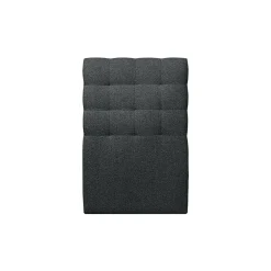 Sommeil De Plomb Lit avec tête de lit capitonnée et sommier kit - Lit en bois massif* Lit Simple