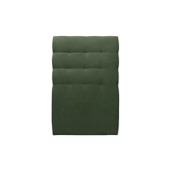 Sommeil De Plomb Lit avec tête de lit capitonnée tissu et sommier kit - Lit en bois massif* Lit Simple