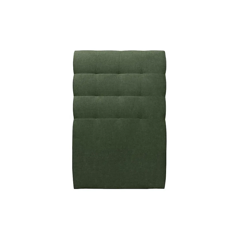 Sommeil De Plomb Lit avec tête de lit capitonnée tissu et sommier kit - Lit en bois massif* Lit Simple