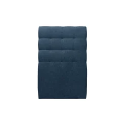 Sommeil De Plomb Lit avec tête de lit capitonnée tissu et sommier kit - Lit en bois massif* Lit Simple