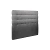 Sommeil De Plomb Lit avec tête de lit capitonnée tissu et sommier tapissier - Lit en bois massif* Lit Double