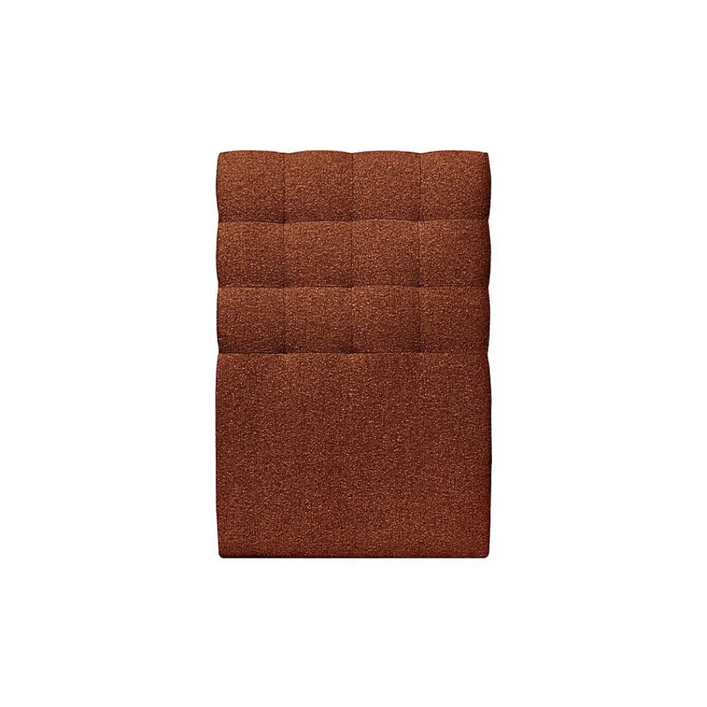 Sommeil De Plomb Lit avec tête de lit capitonnée et sommier tapissier - Lit en bois massif* Lit Simple