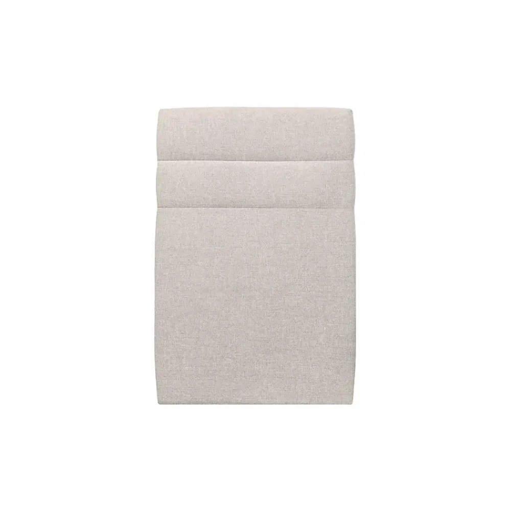 Sommeil De Plomb Lit avec tête de lit lignes tissu et sommier kit - Lit en bois massif* Lit Simple