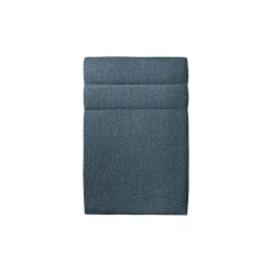 Lit avec tête de lit lignes bouclette et sommier tapissier - Lit en bois massif><noscript><img width=