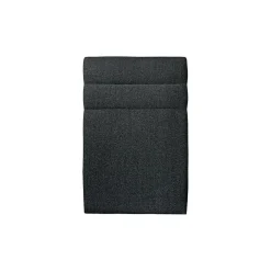 Lit avec tête de lit lignes bouclette et sommier tapissier - Lit en bois massif><noscript><img width=