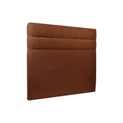 Lit avec tête de lit lignes bouclette et sommier tapissier - Lit en bois massif><noscript><img width=