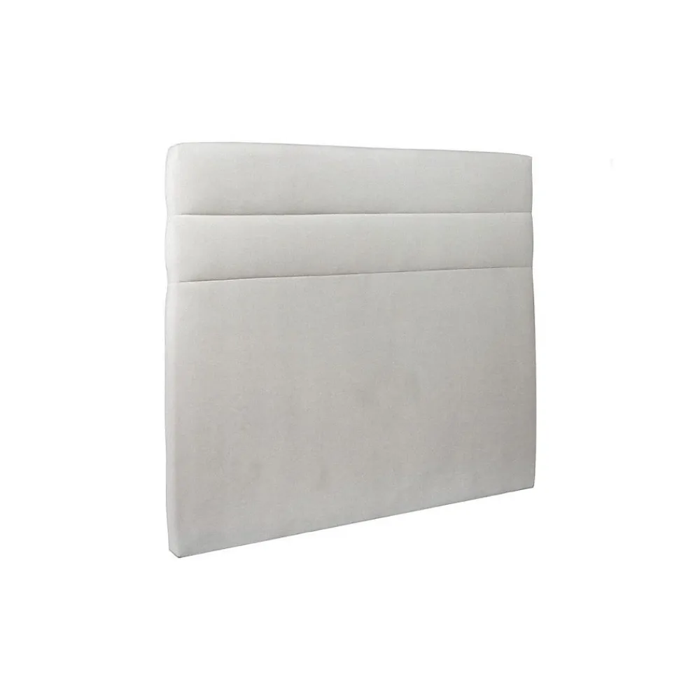 Lit avec tête de lit lignes velours et sommier tapissier - Lit en bois massif>Sommeil De Plomb Clearance