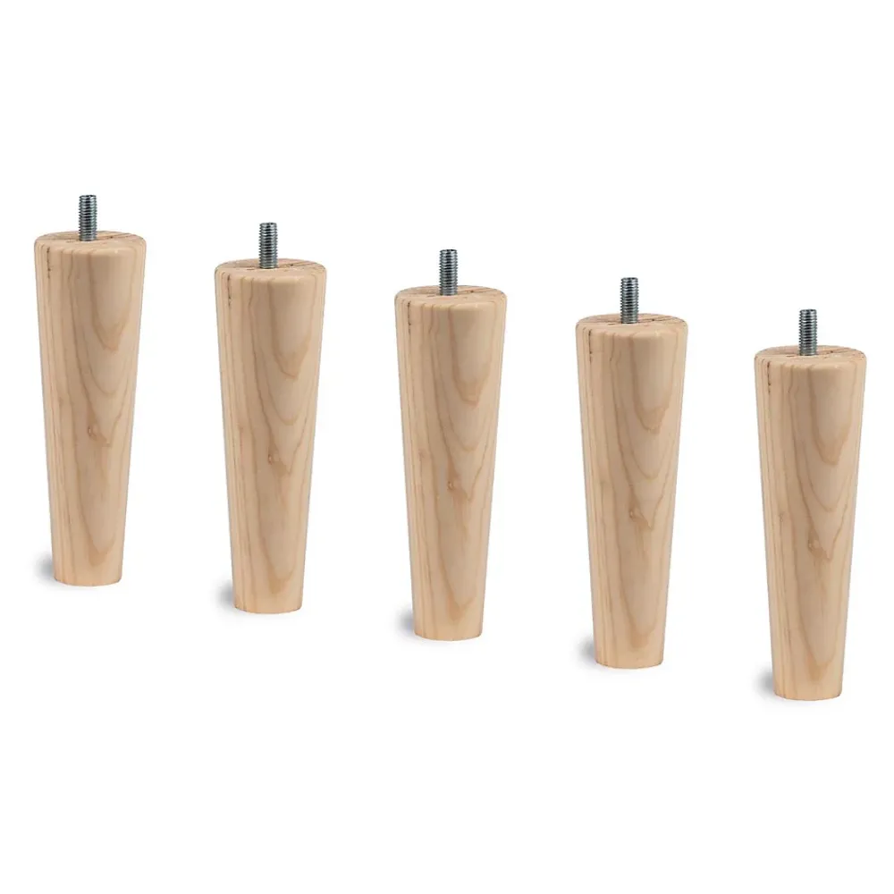 Sommeil De Plomb Lit avec tête de lit lignes tissu et sommier kit - Lit en bois massif* Lit Double