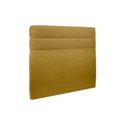 Lit avec tête de lit lignes tissu et sommier kit - Lit en bois massif><noscript><img width=