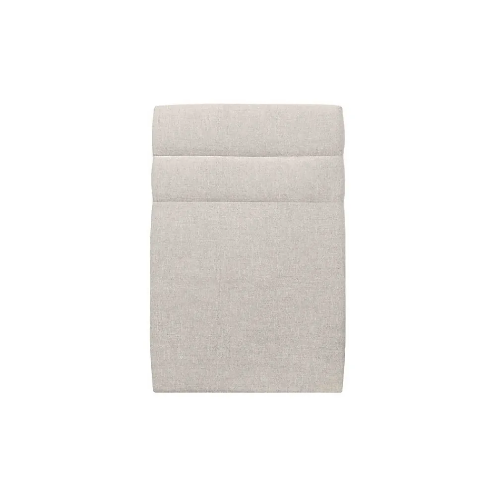 Lit avec tête de lit lignes tissu et sommier tapissier - Lit en bois massif>Sommeil De Plomb Discount