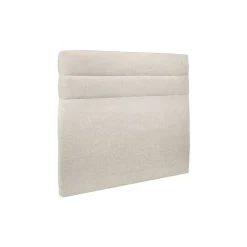 Lit avec tête de lit lignes tissu et sommier kit - Lit en bois massif><noscript><img width=