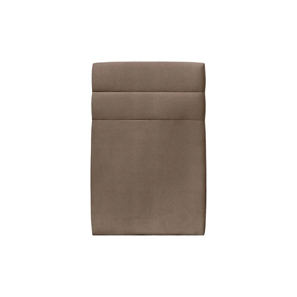 Lit avec tête de lit lignes velours et sommier tapissier - Lit en bois massif>Sommeil De Plomb Best