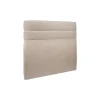 Sommeil De Plomb Lit avec tête de lit lignes tissu et sommier tapissier - Lit en bois massif* Lit Simple