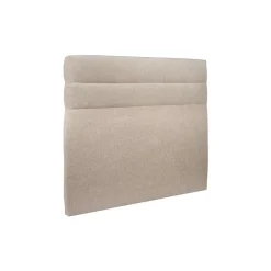 Sommeil De Plomb Lit avec tête de lit lignes tissu et sommier tapissier - Lit en bois massif* Lit Simple