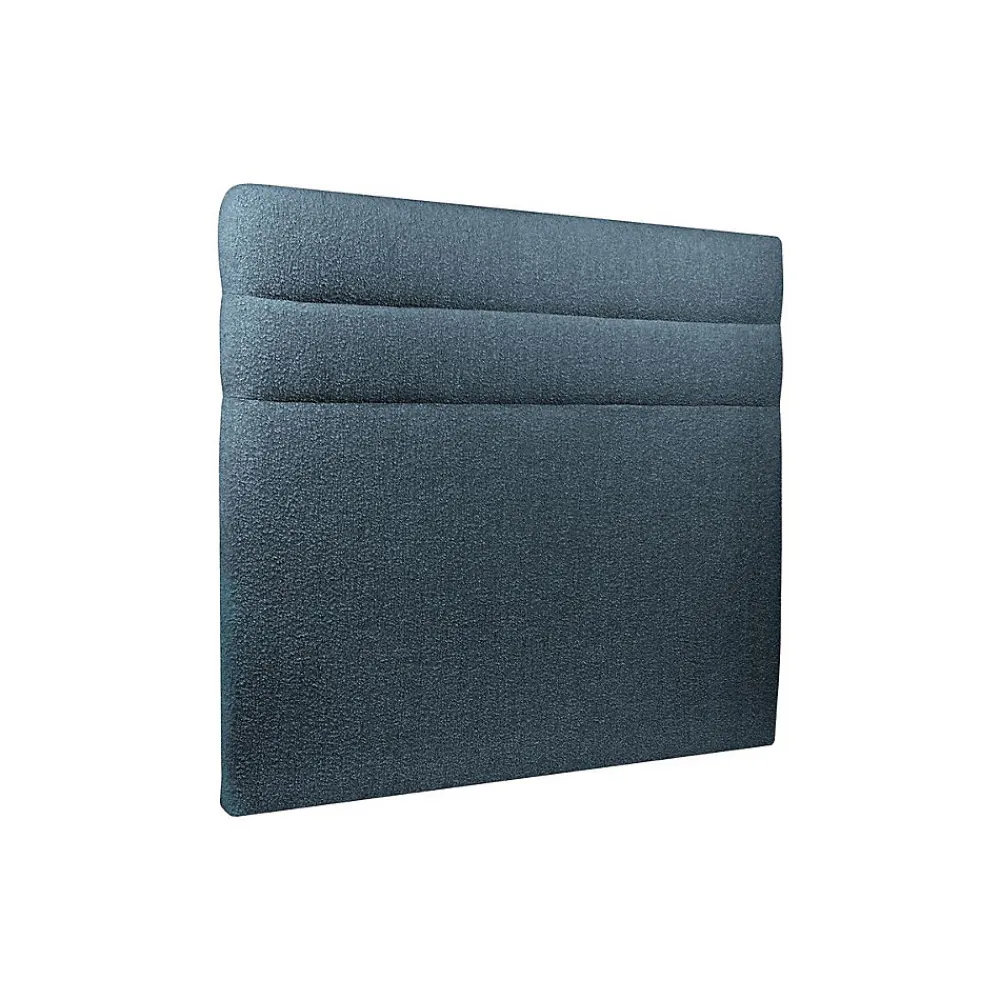 Sommeil De Plomb Lit avec tête de lit lignes bouclette et sommier tapissier - Lit en bois massif* Lit Double
