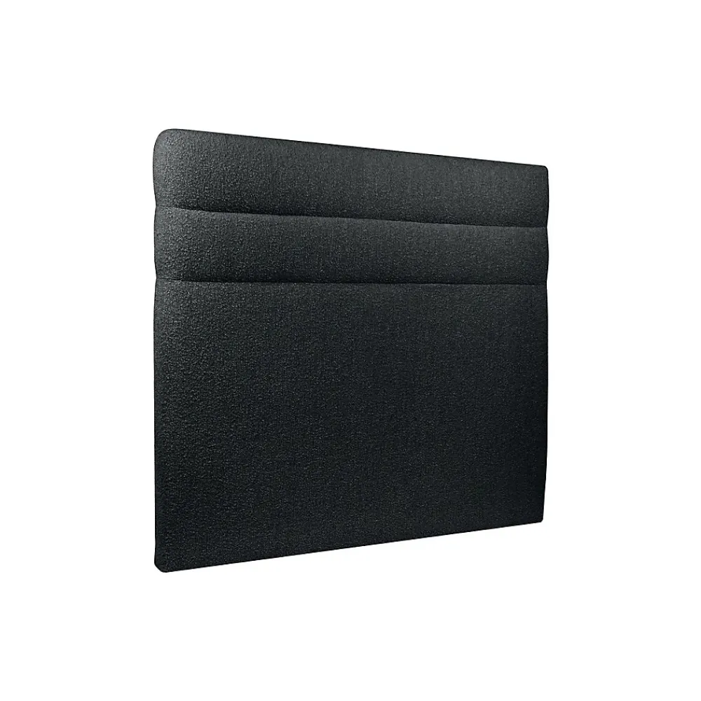 Sommeil De Plomb Lit avec tête de lit lignes bouclette et sommier tapissier - Lit en bois massif* Lit Double