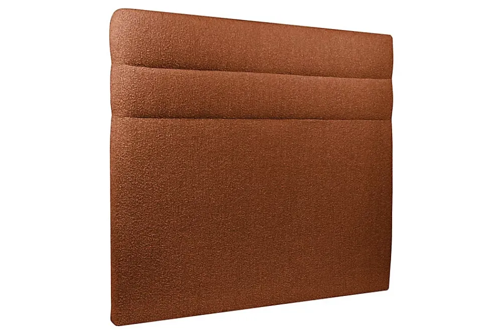 Sommeil De Plomb Lit avec tête de lit lignes bouclette et sommier tapissier - Lit en bois massif* Lit Double
