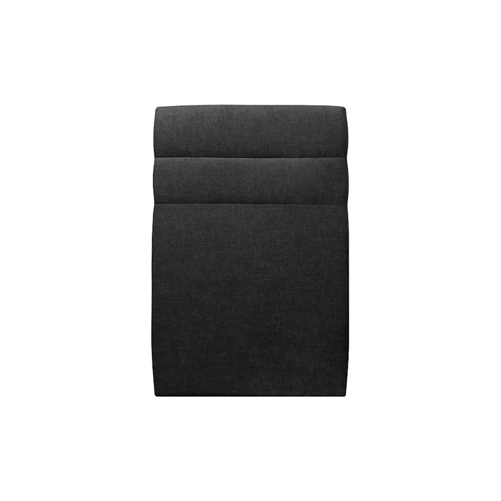 Lit avec tête de lit lignes tissu et sommier tapissier - Lit en bois massif>Sommeil De Plomb New