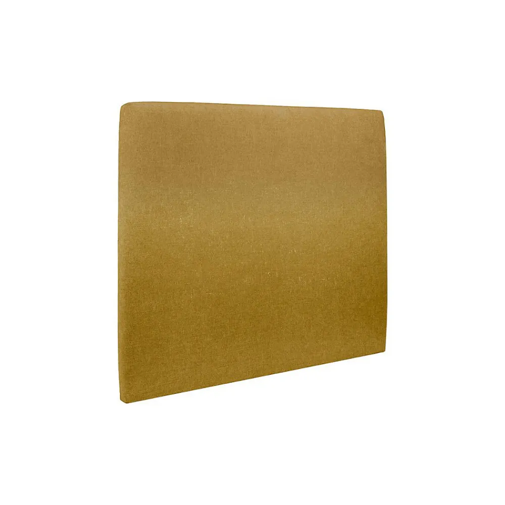 Lit avec tête de lit tapissier tissu et sommier kit - Lit en bois massif>Sommeil De Plomb