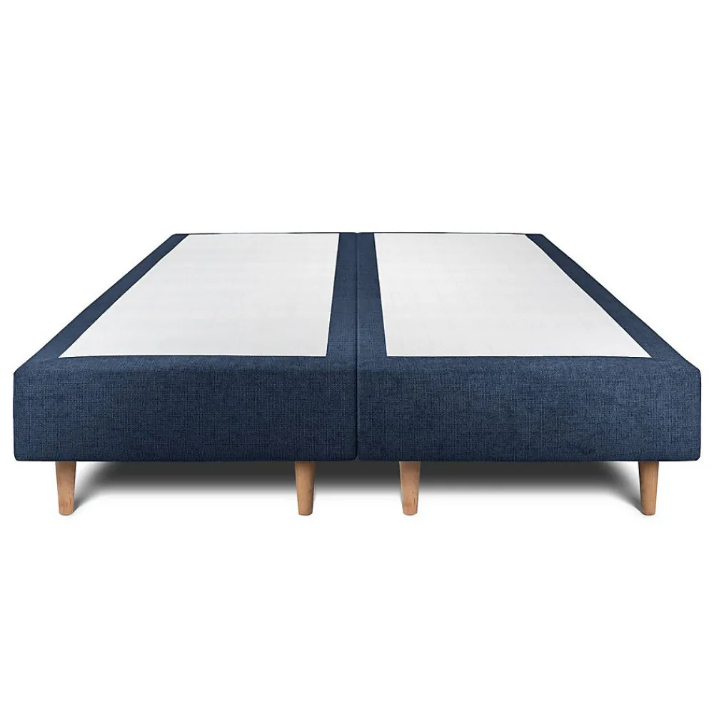 Lit avec tête de lit tapissier tissu et sommier tapissier - Lit en bois massif>Sommeil De Plomb Hot