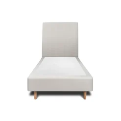 Lit avec tête de lit tapissier velours et sommier tapissier - Lit en bois massif>Sommeil De Plomb Hot