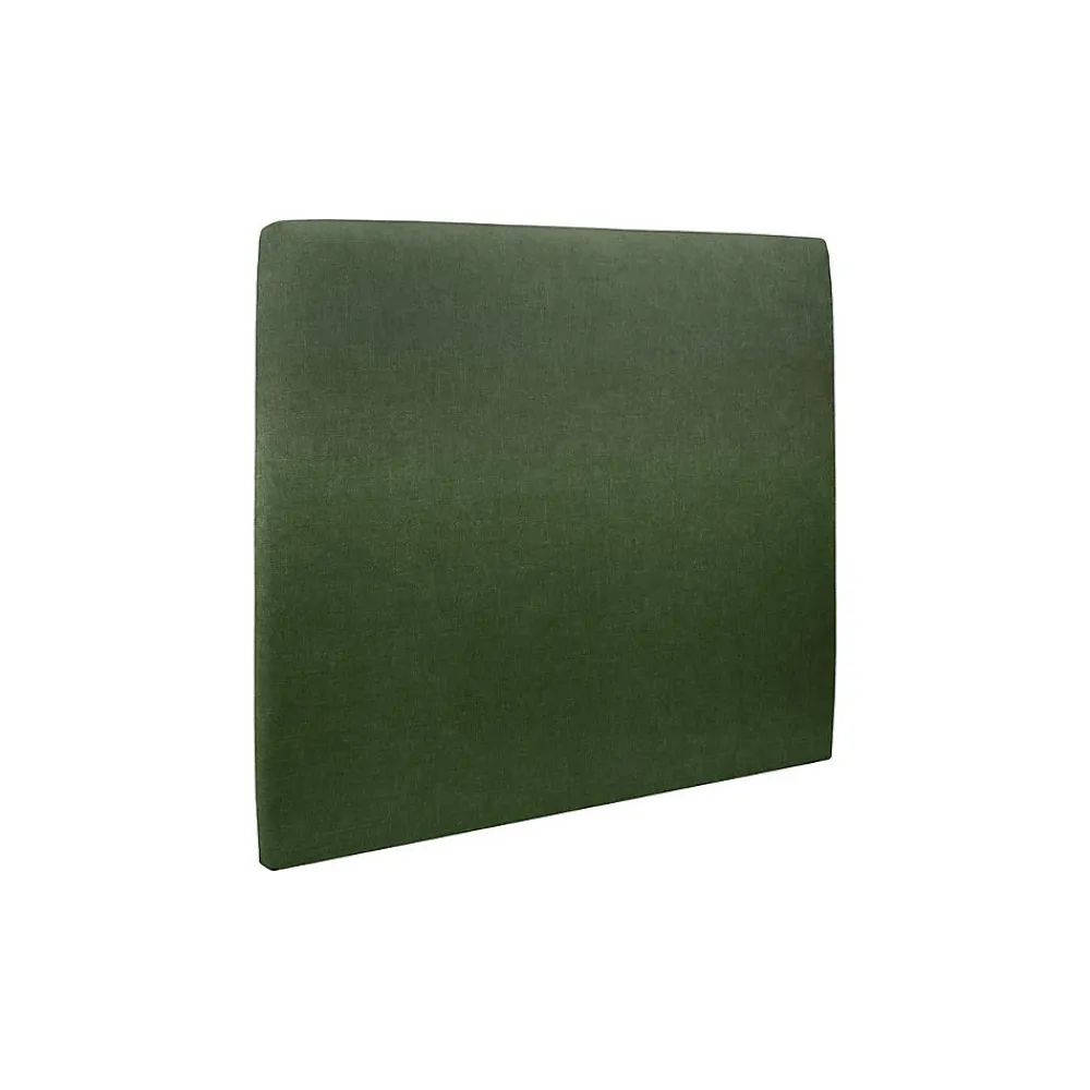 Lit avec tête de lit tapissier tissu et sommier kit - Lit en bois massif>Sommeil De Plomb Outlet